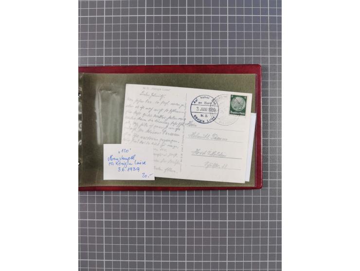 1897/1939, kleine Sammlung “Schiffspost in der Nordsee” mit Schwerpunkt Helgoland, ca. 50 Briefe und Karten mit Schiffspost-N