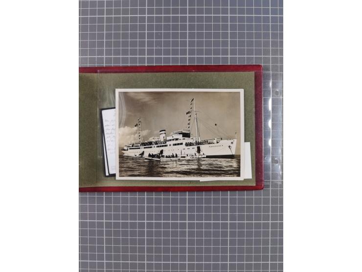 1897/1939, kleine Sammlung “Schiffspost in der Nordsee” mit Schwerpunkt Helgoland, ca. 50 Briefe und Karten mit Schiffspost-N