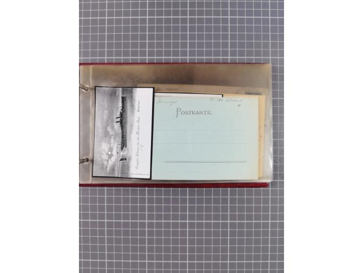 1897/1939, kleine Sammlung “Schiffspost in der Nordsee” mit Schwerpunkt Helgoland, ca. 50 Briefe und Karten mit Schiffspost-N