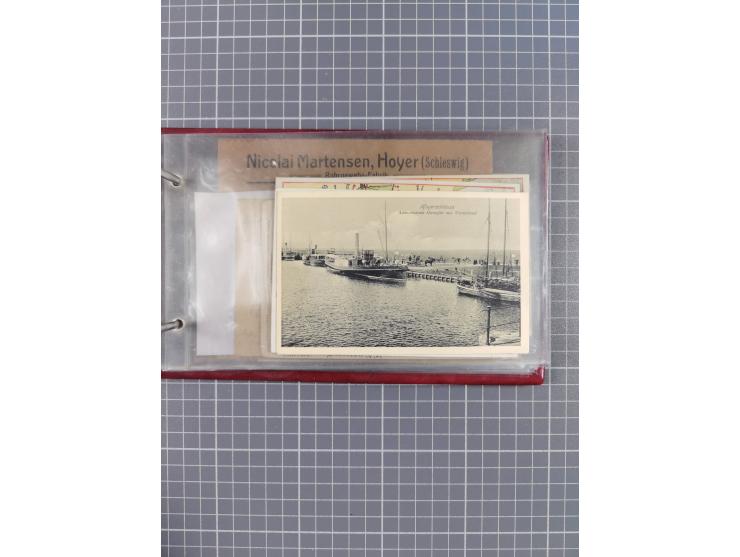 1897/1939, kleine Sammlung “Schiffspost in der Nordsee” mit Schwerpunkt Helgoland, ca. 50 Briefe und Karten mit Schiffspost-N