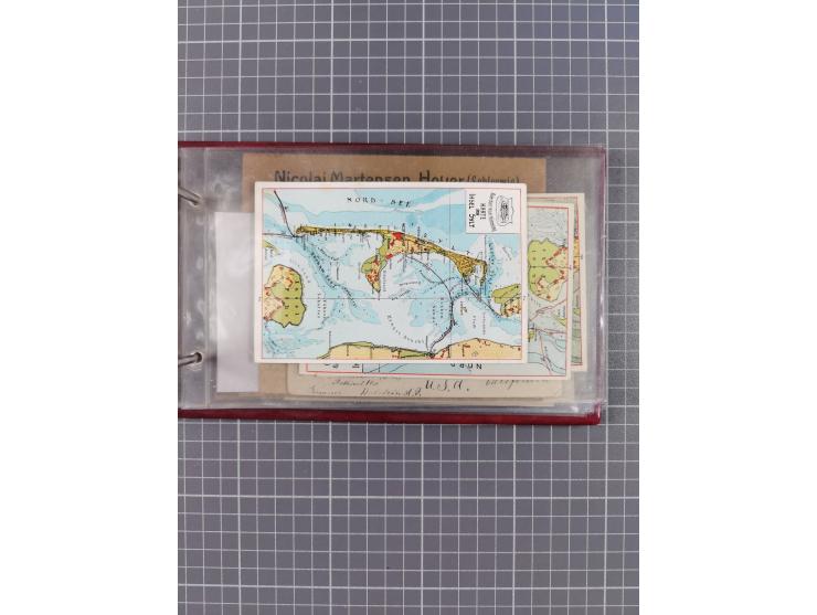 1897/1939, kleine Sammlung “Schiffspost in der Nordsee” mit Schwerpunkt Helgoland, ca. 50 Briefe und Karten mit Schiffspost-N