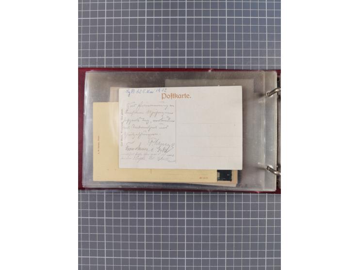 1897/1939, kleine Sammlung “Schiffspost in der Nordsee” mit Schwerpunkt Helgoland, ca. 50 Briefe und Karten mit Schiffspost-N