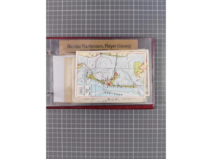 1897/1939, kleine Sammlung “Schiffspost in der Nordsee” mit Schwerpunkt Helgoland, ca. 50 Briefe und Karten mit Schiffspost-N