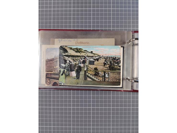 1897/1939, kleine Sammlung “Schiffspost in der Nordsee” mit Schwerpunkt Helgoland, ca. 50 Briefe und Karten mit Schiffspost-N