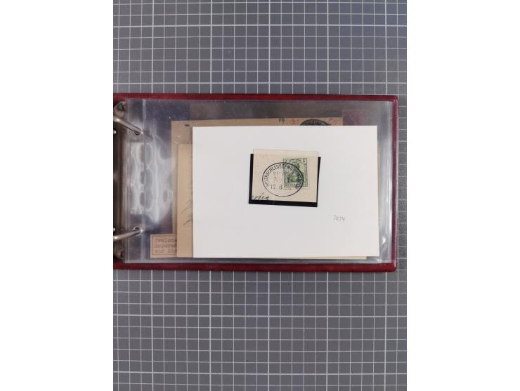 1897/1939, kleine Sammlung “Schiffspost in der Nordsee” mit Schwerpunkt Helgoland, ca. 50 Briefe und Karten mit Schiffspost-N