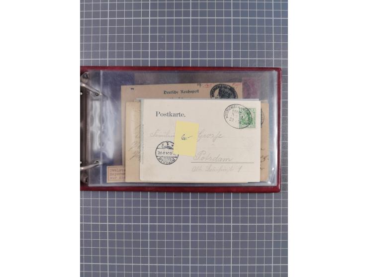 1897/1939, kleine Sammlung “Schiffspost in der Nordsee” mit Schwerpunkt Helgoland, ca. 50 Briefe und Karten mit Schiffspost-N