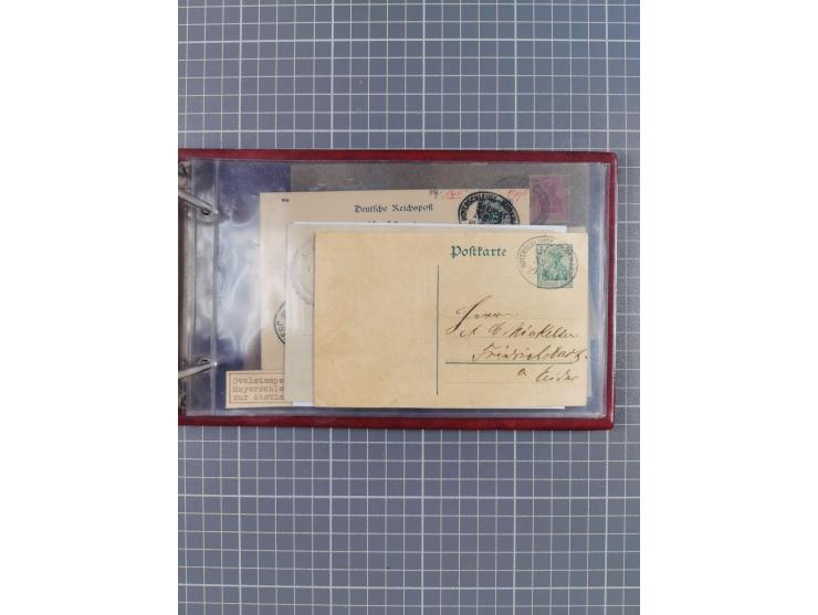 1897/1939, kleine Sammlung “Schiffspost in der Nordsee” mit Schwerpunkt Helgoland, ca. 50 Briefe und Karten mit Schiffspost-N