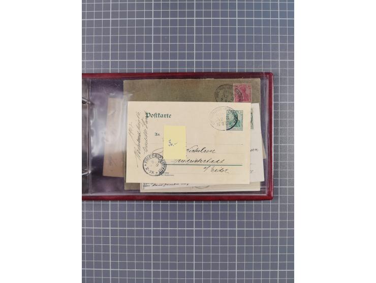 1897/1939, kleine Sammlung “Schiffspost in der Nordsee” mit Schwerpunkt Helgoland, ca. 50 Briefe und Karten mit Schiffspost-N