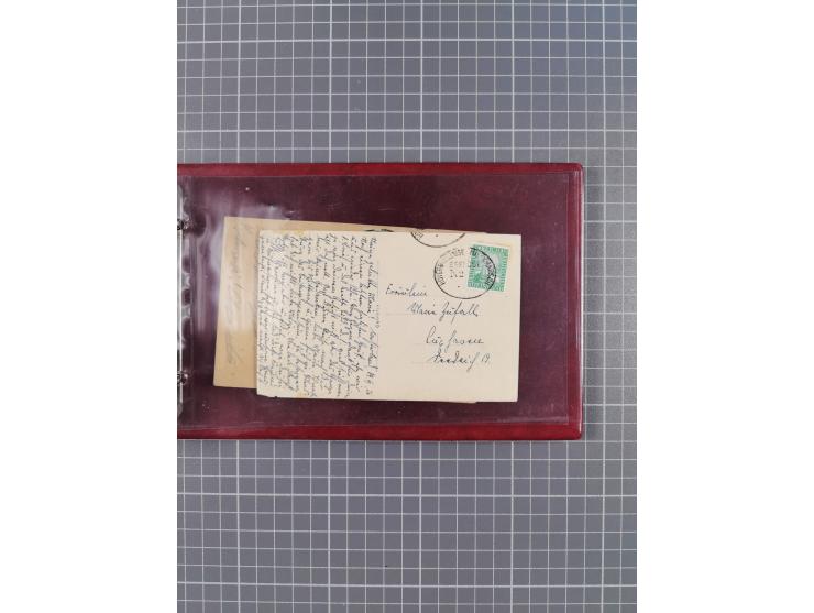 1897/1939, kleine Sammlung “Schiffspost in der Nordsee” mit Schwerpunkt Helgoland, ca. 50 Briefe und Karten mit Schiffspost-N