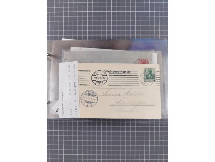 1894/1936, kleine Sammlung “DSP OST-AFRIKA LINIE” inkl. “OST-AFRIKANISCHE HAUPTLINIE” mit ca. 35 Briefen und Karten sowie zus