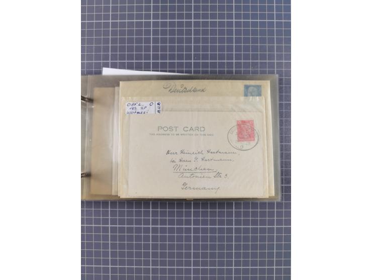 1894/1936, kleine Sammlung “DSP OST-AFRIKA LINIE” inkl. “OST-AFRIKANISCHE HAUPTLINIE” mit ca. 35 Briefen und Karten sowie zus