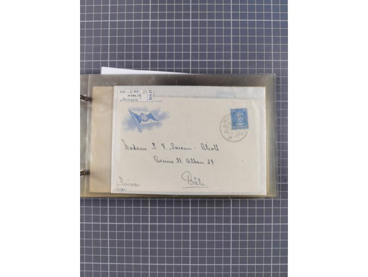 1894/1936, kleine Sammlung “DSP OST-AFRIKA LINIE” inkl. “OST-AFRIKANISCHE HAUPTLINIE” mit ca. 35 Briefen und Karten sowie zus