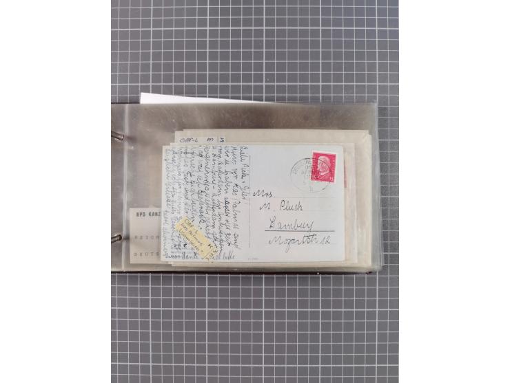 1894/1936, kleine Sammlung “DSP OST-AFRIKA LINIE” inkl. “OST-AFRIKANISCHE HAUPTLINIE” mit ca. 35 Briefen und Karten sowie zus