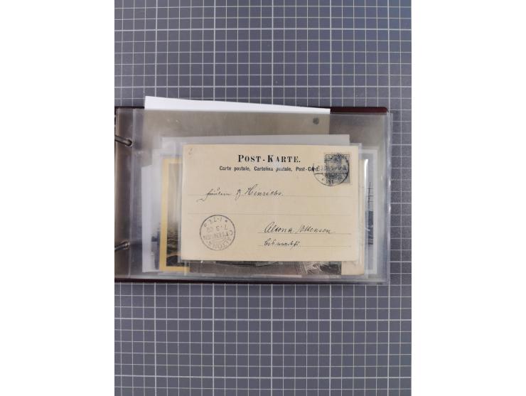 1894/1936, kleine Sammlung “DSP OST-AFRIKA LINIE” inkl. “OST-AFRIKANISCHE HAUPTLINIE” mit ca. 35 Briefen und Karten sowie zus