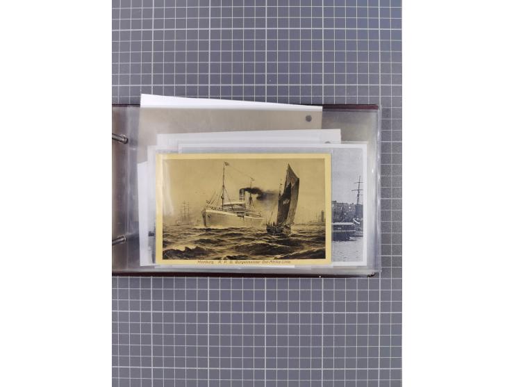 1894/1936, kleine Sammlung “DSP OST-AFRIKA LINIE” inkl. “OST-AFRIKANISCHE HAUPTLINIE” mit ca. 35 Briefen und Karten sowie zus