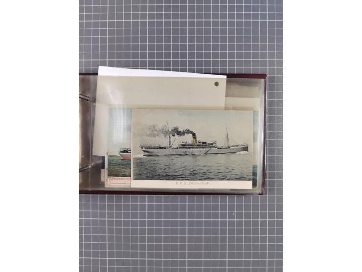 1894/1936, kleine Sammlung “DSP OST-AFRIKA LINIE” inkl. “OST-AFRIKANISCHE HAUPTLINIE” mit ca. 35 Briefen und Karten sowie zus