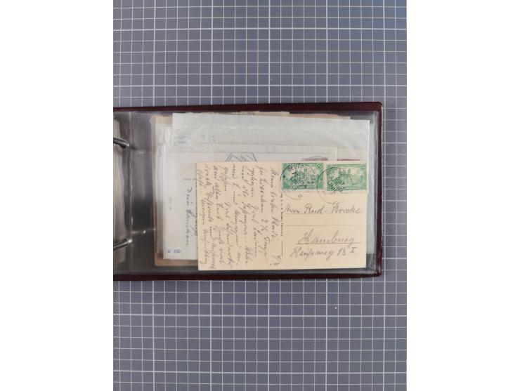 1894/1936, kleine Sammlung “DSP OST-AFRIKA LINIE” inkl. “OST-AFRIKANISCHE HAUPTLINIE” mit ca. 35 Briefen und Karten sowie zus