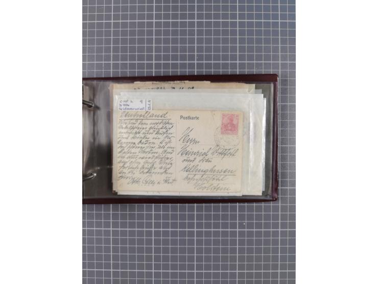 1894/1936, kleine Sammlung “DSP OST-AFRIKA LINIE” inkl. “OST-AFRIKANISCHE HAUPTLINIE” mit ca. 35 Briefen und Karten sowie zus