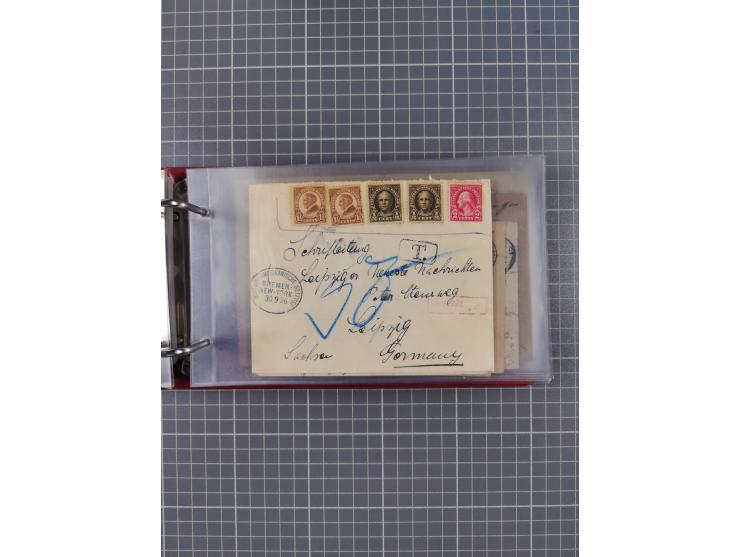 1866/1960 (ca.), interessanter Sammlungsposten inkl. sehr viel Dt. Seepost, Anlandungsstempeln, frühe Schiffspost, kleine Sam