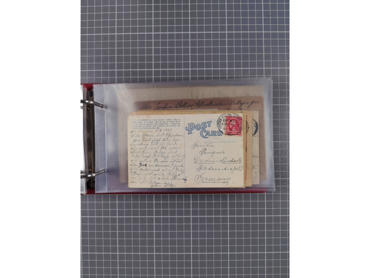 1866/1960 (ca.), interessanter Sammlungsposten inkl. sehr viel Dt. Seepost, Anlandungsstempeln, frühe Schiffspost, kleine Sam