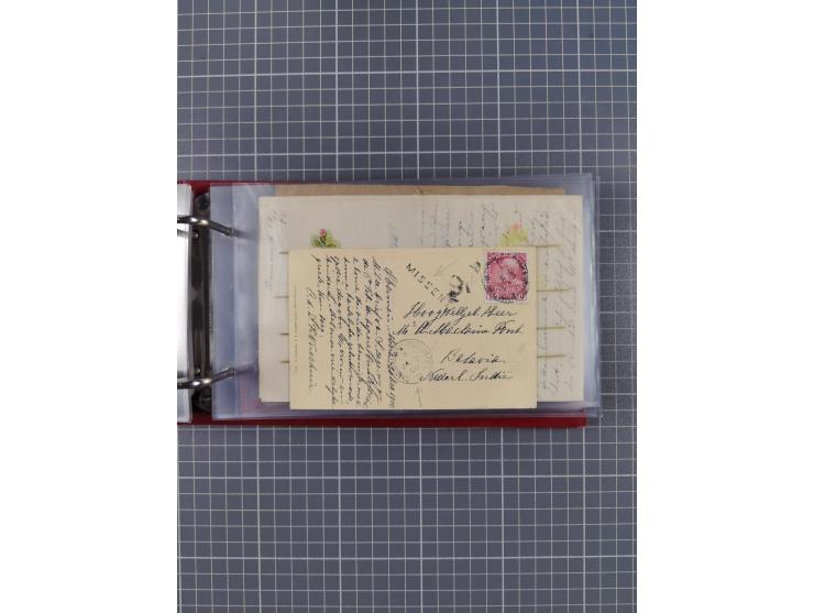 1866/1960 (ca.), interessanter Sammlungsposten inkl. sehr viel Dt. Seepost, Anlandungsstempeln, frühe Schiffspost, kleine Sam