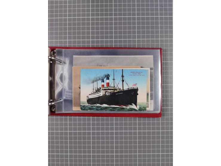 1866/1960 (ca.), interessanter Sammlungsposten inkl. sehr viel Dt. Seepost, Anlandungsstempeln, frühe Schiffspost, kleine Sam