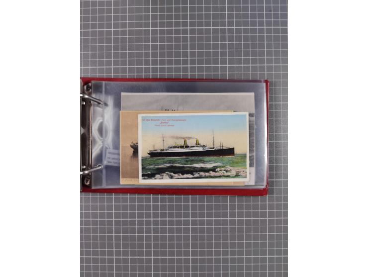 1866/1960 (ca.), interessanter Sammlungsposten inkl. sehr viel Dt. Seepost, Anlandungsstempeln, frühe Schiffspost, kleine Sam