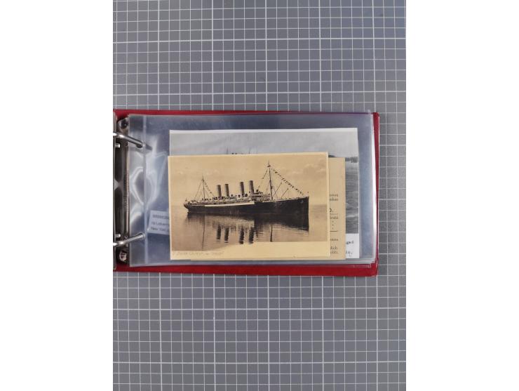 1866/1960 (ca.), interessanter Sammlungsposten inkl. sehr viel Dt. Seepost, Anlandungsstempeln, frühe Schiffspost, kleine Sam