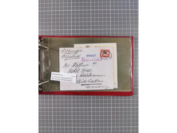 1866/1960 (ca.), interessanter Sammlungsposten inkl. sehr viel Dt. Seepost, Anlandungsstempeln, frühe Schiffspost, kleine Sam