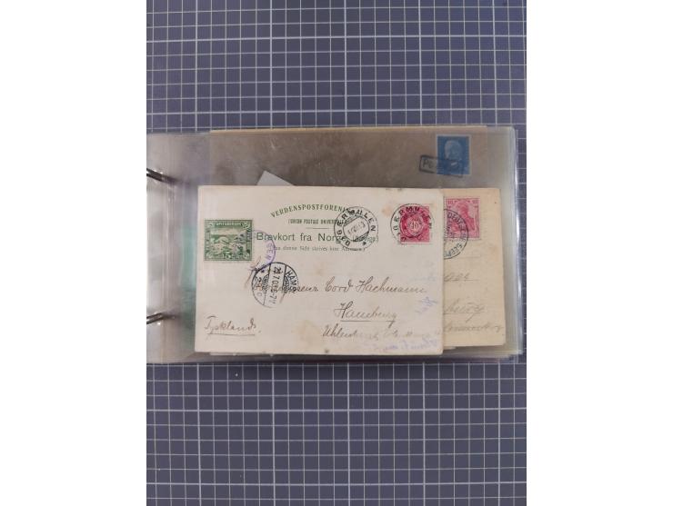 1866/1960 (ca.), interessanter Sammlungsposten inkl. sehr viel Dt. Seepost, Anlandungsstempeln, frühe Schiffspost, kleine Sam