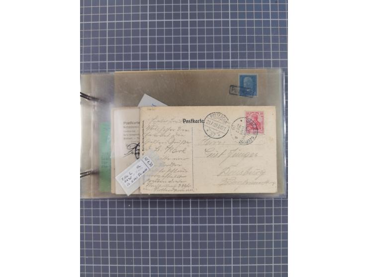 1866/1960 (ca.), interessanter Sammlungsposten inkl. sehr viel Dt. Seepost, Anlandungsstempeln, frühe Schiffspost, kleine Sam