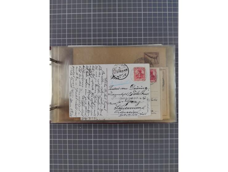 1866/1960 (ca.), interessanter Sammlungsposten inkl. sehr viel Dt. Seepost, Anlandungsstempeln, frühe Schiffspost, kleine Sam