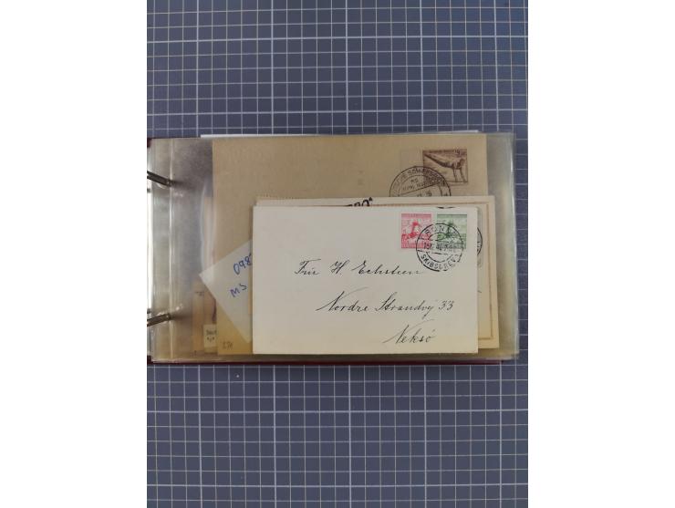 1866/1960 (ca.), interessanter Sammlungsposten inkl. sehr viel Dt. Seepost, Anlandungsstempeln, frühe Schiffspost, kleine Sam