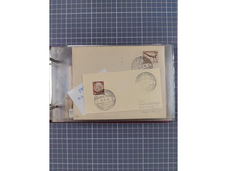 1866/1960 (ca.), interessanter Sammlungsposten inkl. sehr viel Dt. Seepost, Anlandungsstempeln, frühe Schiffspost, kleine Sam