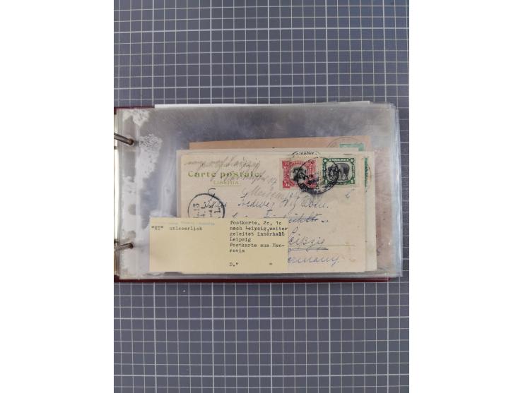 1866/1960 (ca.), interessanter Sammlungsposten inkl. sehr viel Dt. Seepost, Anlandungsstempeln, frühe Schiffspost, kleine Sam