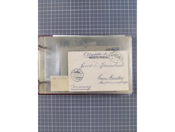 1866/1960 (ca.), interessanter Sammlungsposten inkl. sehr viel Dt. Seepost, Anlandungsstempeln, frühe Schiffspost, kleine Sam