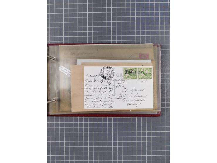 1866/1960 (ca.), interessanter Sammlungsposten inkl. sehr viel Dt. Seepost, Anlandungsstempeln, frühe Schiffspost, kleine Sam