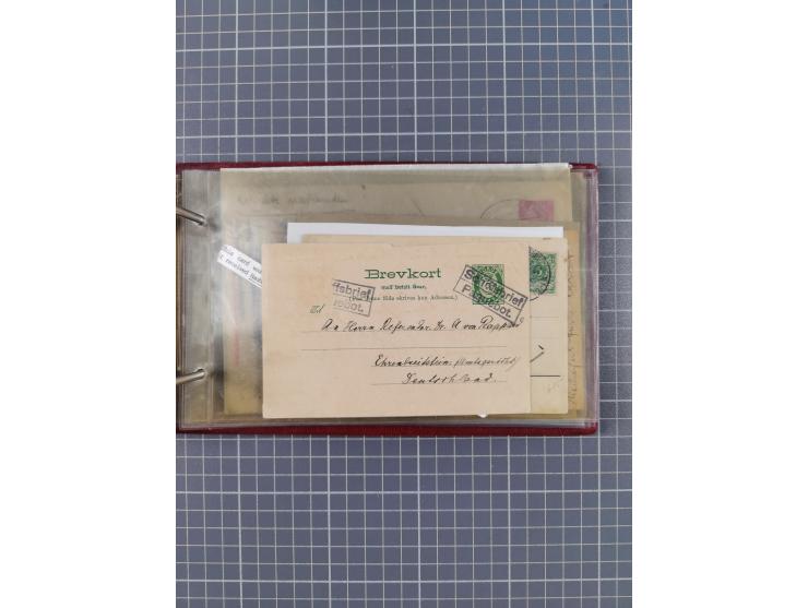 1866/1960 (ca.), interessanter Sammlungsposten inkl. sehr viel Dt. Seepost, Anlandungsstempeln, frühe Schiffspost, kleine Sam