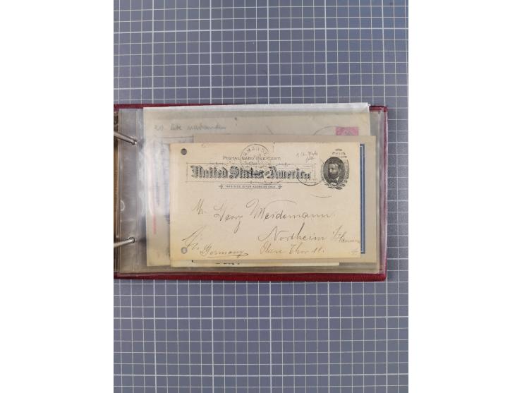 1866/1960 (ca.), interessanter Sammlungsposten inkl. sehr viel Dt. Seepost, Anlandungsstempeln, frühe Schiffspost, kleine Sam