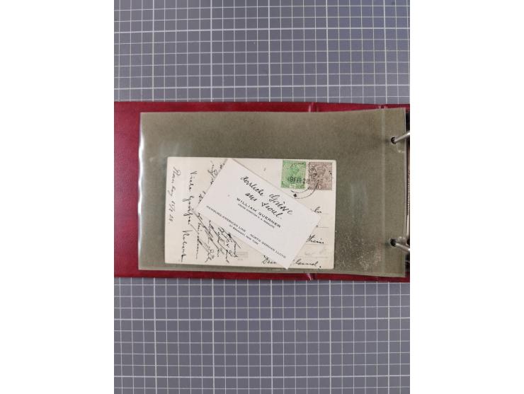 1866/1960 (ca.), interessanter Sammlungsposten inkl. sehr viel Dt. Seepost, Anlandungsstempeln, frühe Schiffspost, kleine Sam