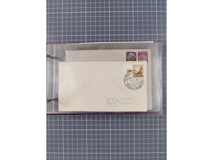 1866/1960 (ca.), interessanter Sammlungsposten inkl. sehr viel Dt. Seepost, Anlandungsstempeln, frühe Schiffspost, kleine Sam