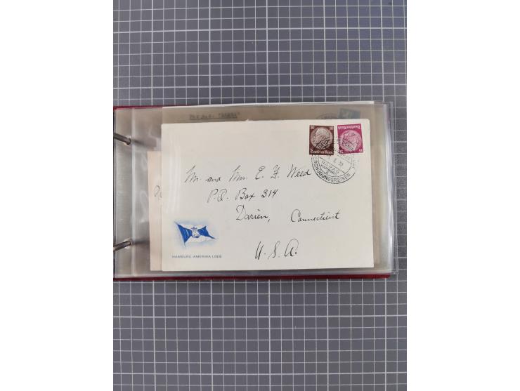 1866/1960 (ca.), interessanter Sammlungsposten inkl. sehr viel Dt. Seepost, Anlandungsstempeln, frühe Schiffspost, kleine Sam