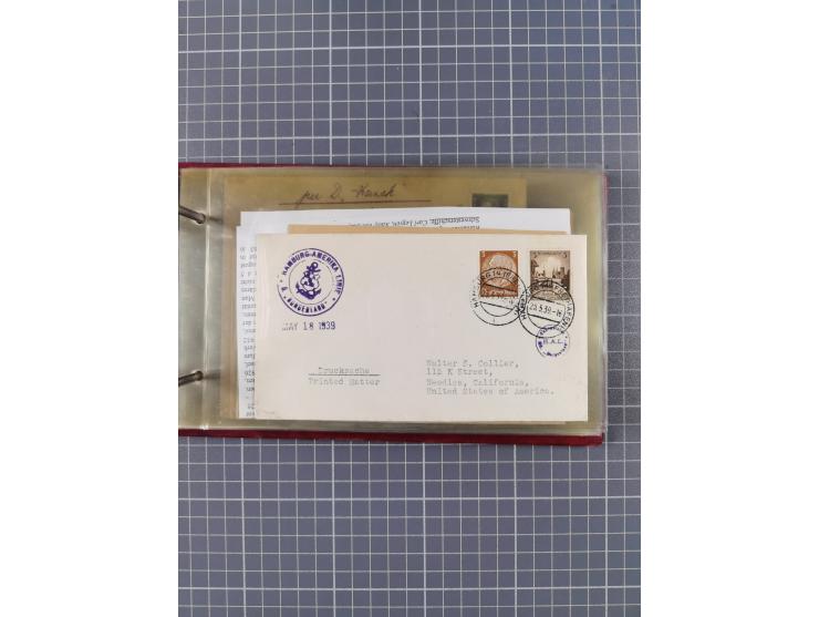 1866/1960 (ca.), interessanter Sammlungsposten inkl. sehr viel Dt. Seepost, Anlandungsstempeln, frühe Schiffspost, kleine Sam