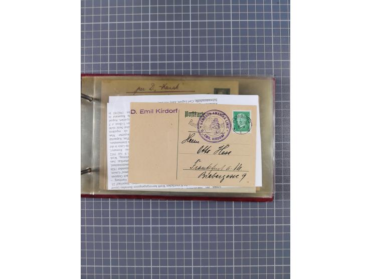 1866/1960 (ca.), interessanter Sammlungsposten inkl. sehr viel Dt. Seepost, Anlandungsstempeln, frühe Schiffspost, kleine Sam