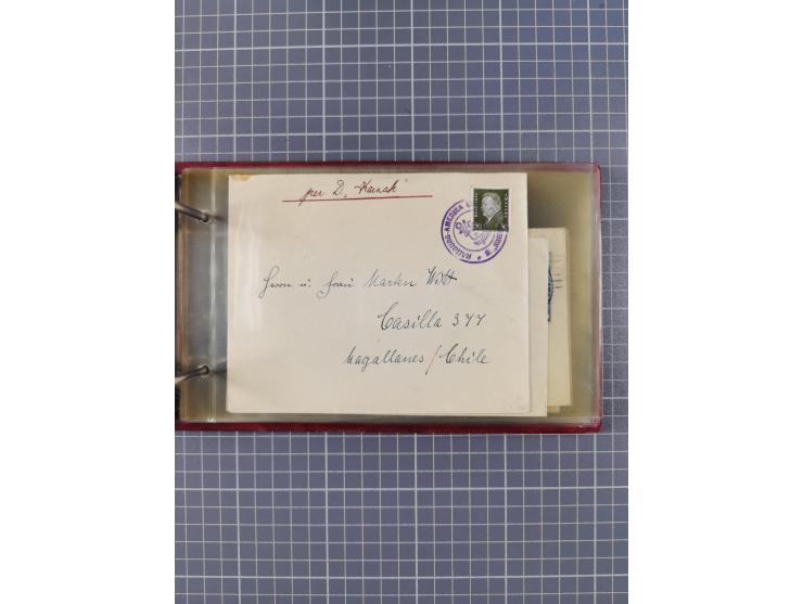 1866/1960 (ca.), interessanter Sammlungsposten inkl. sehr viel Dt. Seepost, Anlandungsstempeln, frühe Schiffspost, kleine Sam