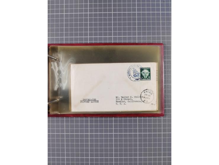 1866/1960 (ca.), interessanter Sammlungsposten inkl. sehr viel Dt. Seepost, Anlandungsstempeln, frühe Schiffspost, kleine Sam