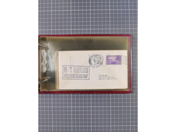 1866/1960 (ca.), interessanter Sammlungsposten inkl. sehr viel Dt. Seepost, Anlandungsstempeln, frühe Schiffspost, kleine Sam