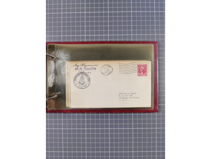 1866/1960 (ca.), interessanter Sammlungsposten inkl. sehr viel Dt. Seepost, Anlandungsstempeln, frühe Schiffspost, kleine Sam