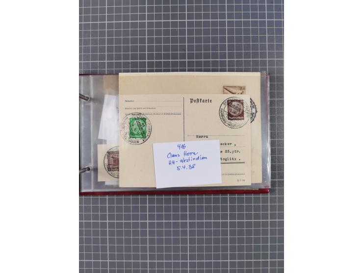 1866/1960 (ca.), interessanter Sammlungsposten inkl. sehr viel Dt. Seepost, Anlandungsstempeln, frühe Schiffspost, kleine Sam