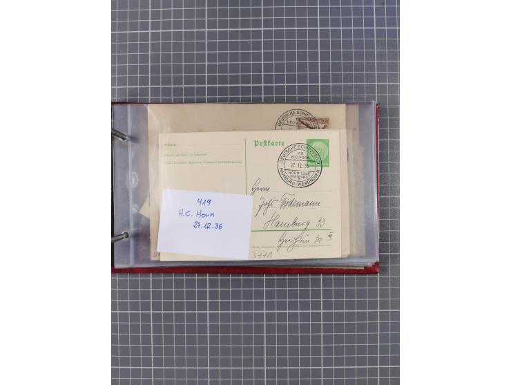 1866/1960 (ca.), interessanter Sammlungsposten inkl. sehr viel Dt. Seepost, Anlandungsstempeln, frühe Schiffspost, kleine Sam